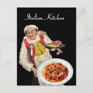 Carte Postale CUISINE ITALIENNE Recette