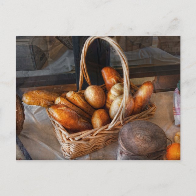 Carte Postale Cuisine - Nourriture - Pain - Pain frais (Devant)