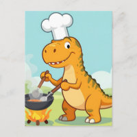 Cuisinier Dinosaure Cuisine Drôle
