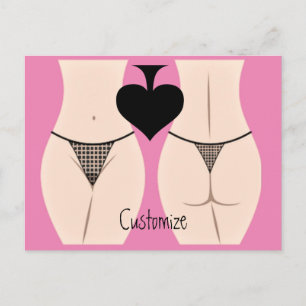 Carte Postale Culotte Thong Pique Thunder_Cove