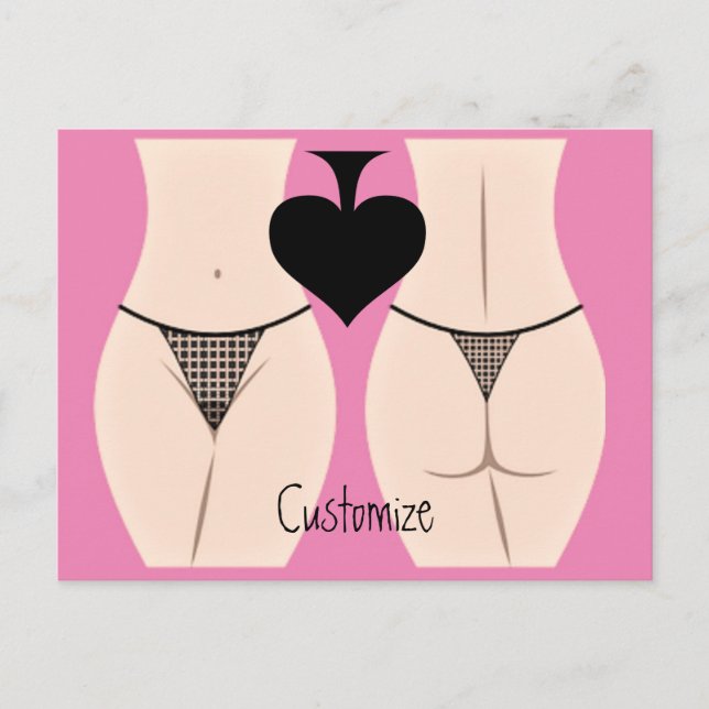 Carte Postale Culotte Thong Pique Thunder_Cove (Devant)