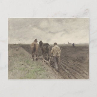 Carte Postale Cultivateur, Anton Mauve