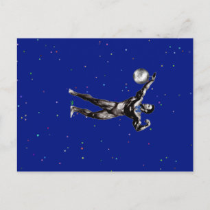 Carte Postale culturiste aime le disco