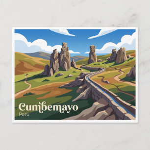 Carte Postale Cumbemayo Cajamarca Pérou