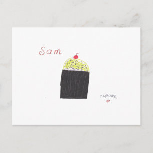 CARTE POSTALE CUPCAKE