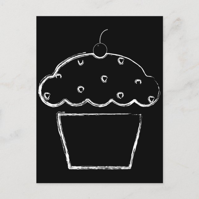 Carte Postale cupcake (Devant)