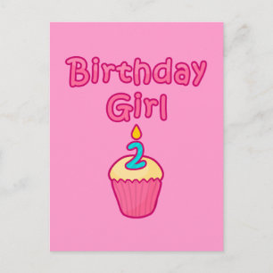 Carte Postale Cupcake Anniversaire Fille 2