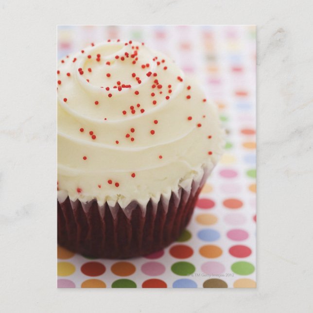 Carte Postale Cupcake avec arroses (Devant)