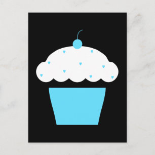 Carte Postale cupcake de cerise