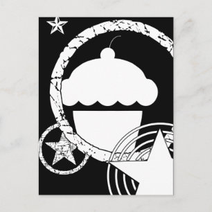 Carte Postale cupcake punk