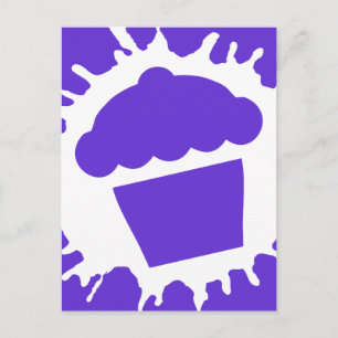 Carte Postale cupcake splatz