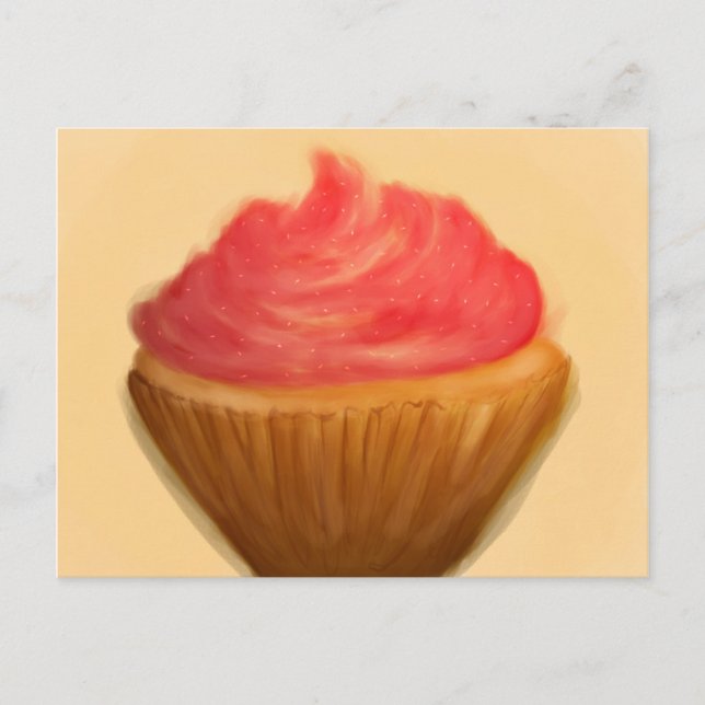 Carte Postale cupcake vintage (Devant)
