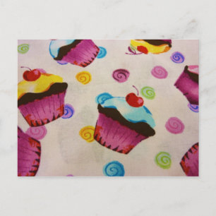 Carte Postale cupcakes