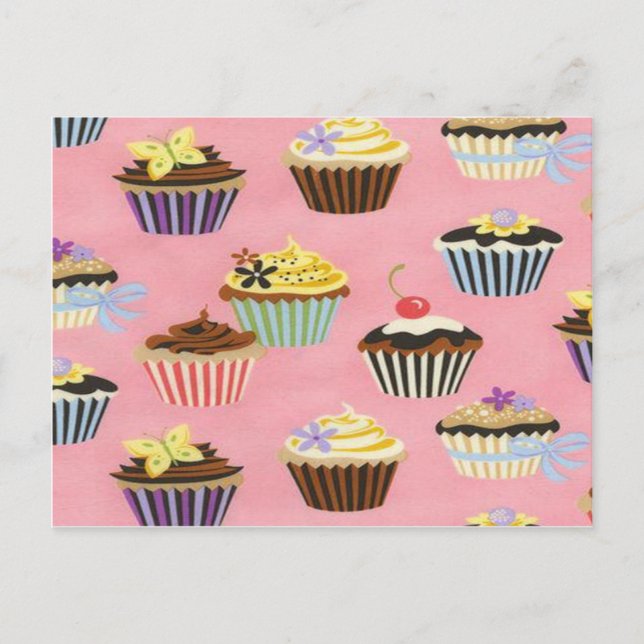 Carte Postale Cupcakes (Devant)