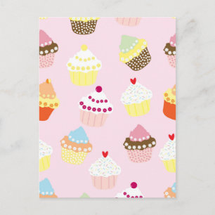 Carte Postale Cupcakes