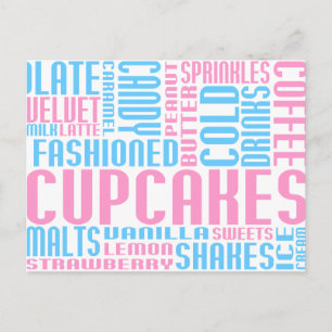 Carte Postale cupcakes chitChat