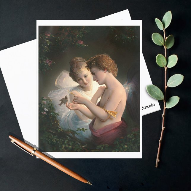 Carte Postale Cupid et Psyche, Louis Prang (Créateur téléchargé)