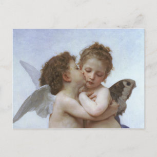 Carte Postale Cupidé et psychique comme des bébés