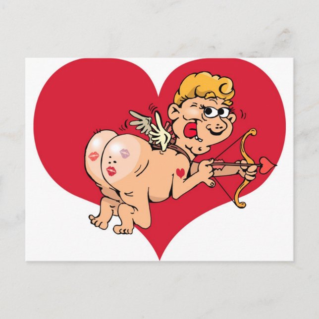 Carte Postale Cupidon de Valintine (Devant)