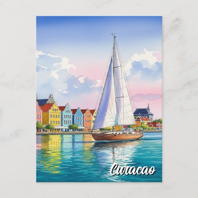 Carte Postale Curaçao, Caraïbes néerlandaises (Devant)