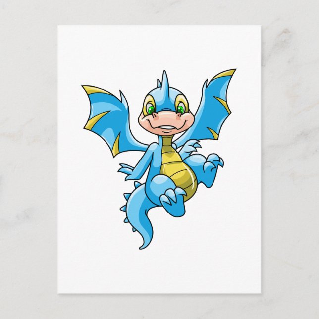 Carte Postale Curieux Scorchio bleu (Devant)