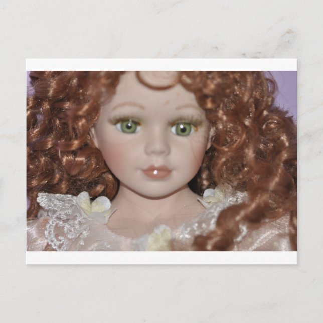 Carte Postale Curly Haired Doll (Devant)