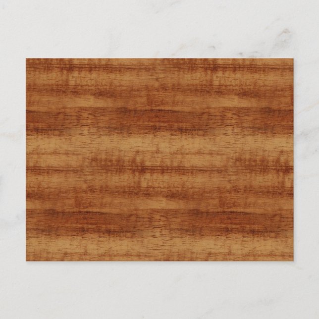 Carte Postale Curly Koa Acacia Grain (Devant)