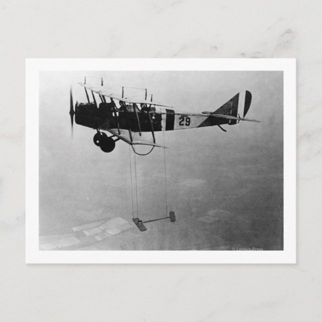 Carte Postale Curtiss JN-4 Jenny Aéronefs Avec Aile Modèle (Devant)