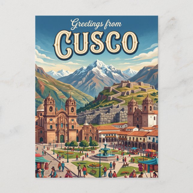 Carte Postale Cusco Pérou (Devant)