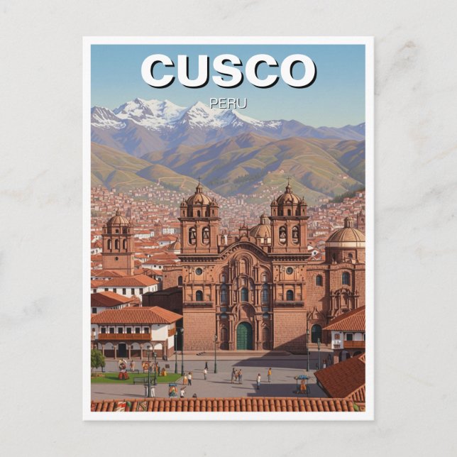 Carte Postale Cusco Pérou Voyage (Devant)