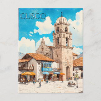 Carte Postale Cusco Pérou Voyage