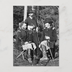 Carte Postale Custer & Friends, années 1860