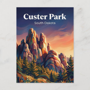 Carte Postale Custer State Park Dakota du Sud