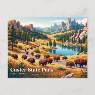 Carte Postale Custer State Park États-Unis