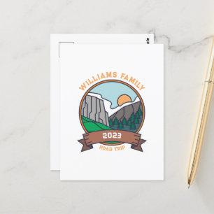 Carte Postale Custom Family Reunion Road Trier Mountain