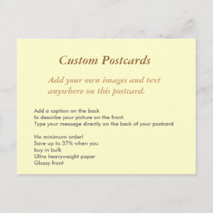 Carte Postale Custom Postcards