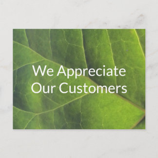 Carte Postale Customer Appreciation Discount Next Order Promo