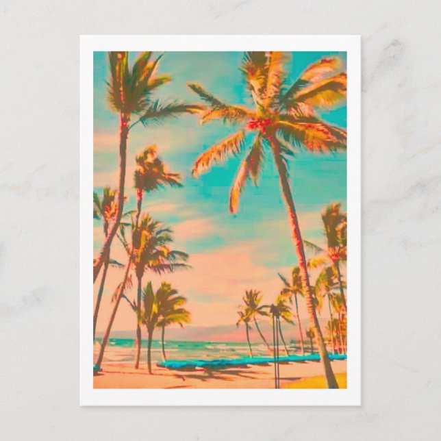 Carte Postale Customise-le... Aloha, Plage de Waikoloa Grande îl (Devant)