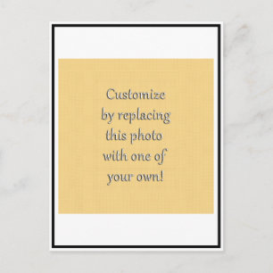 Carte Postale Customisez-Le ! Ajouter votre art ou votre photo