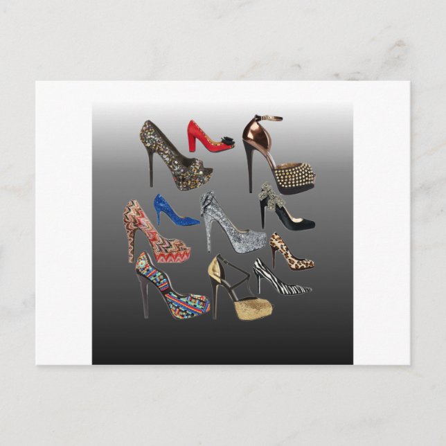 Carte Postale Customize de Shoe High Heels (Devant)