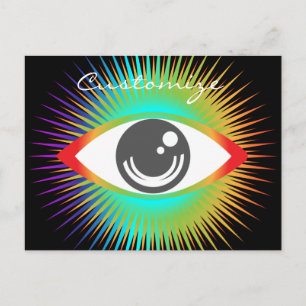 Carte Postale Cute All-Visualiser Alien Oeil Thunder_Cove