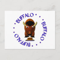 Cute Buffalo with Beef on Weck and Buffalo Wings