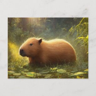 Carte postale Cute Capybara