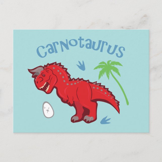 Carte Postale Cute Carnotaurus (Devant)