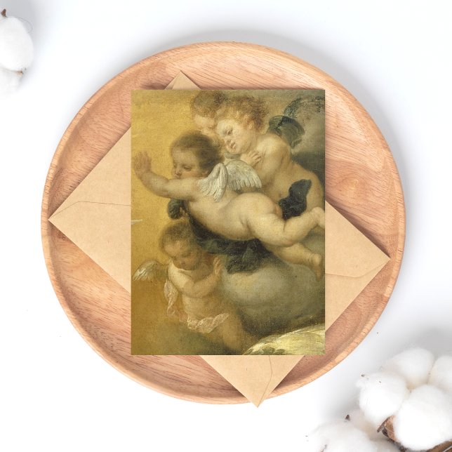 Carte Postale Cute Cherubs, détail de Annonciation - Art (Créateur téléchargé)