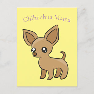 Carte Postale Cute Chihuahua Mama Art Thunder_Cove