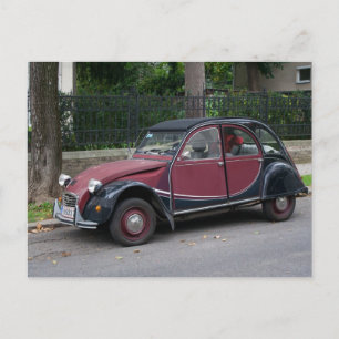 Carte Postale Cute Citroen 2CV Charleston