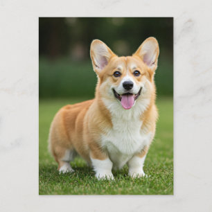Carte postale Cute Corgi Welsh Corgi Queen