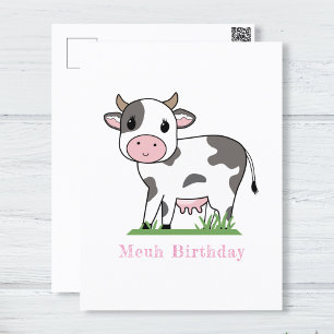 Carte postale Cute Cow