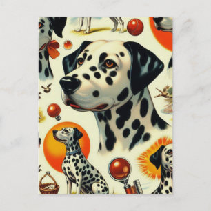 Carte Postale Cute Dalmatien sans joint